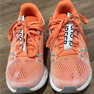 On Running Cloudsurfer Flame White Running Shoes